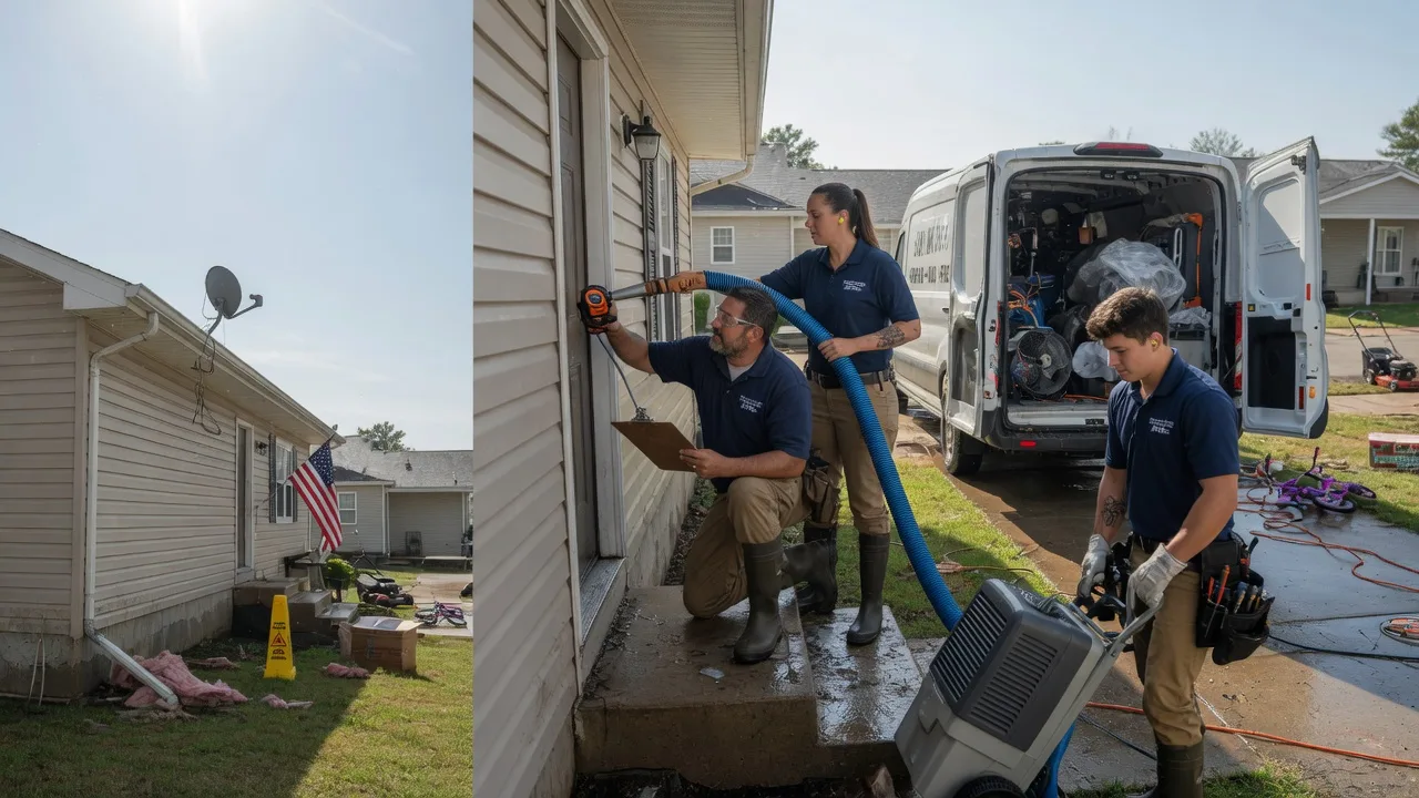 Ceiling Water Damage Restoration in Darien, WI near me